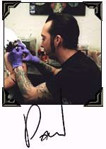 Paul, tattoo artist at Absolute Tattooing